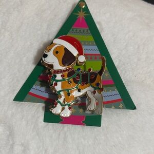 Piper k Christmas dog hair claw clip
